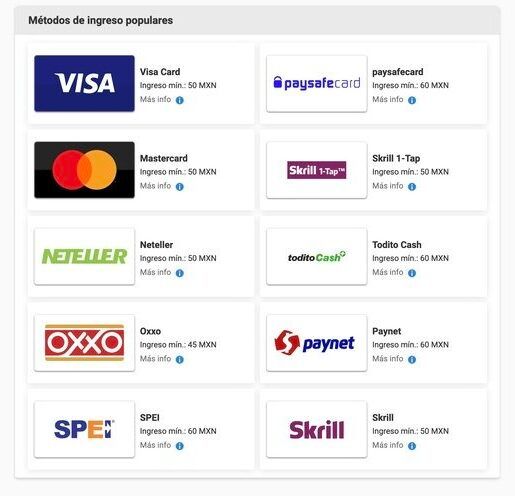 bwin Métodos de Pago bwin Métodos de Pago