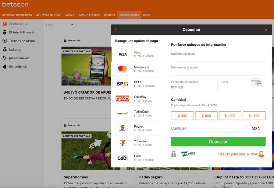 Betsson Pago Betsson Pago