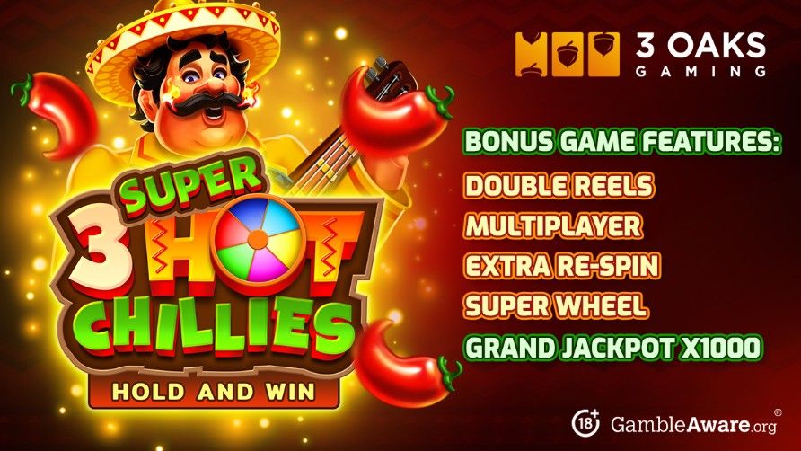 3 Super Hot Chillies: la nueva slot con modificadores explosivos y la Super Wheel